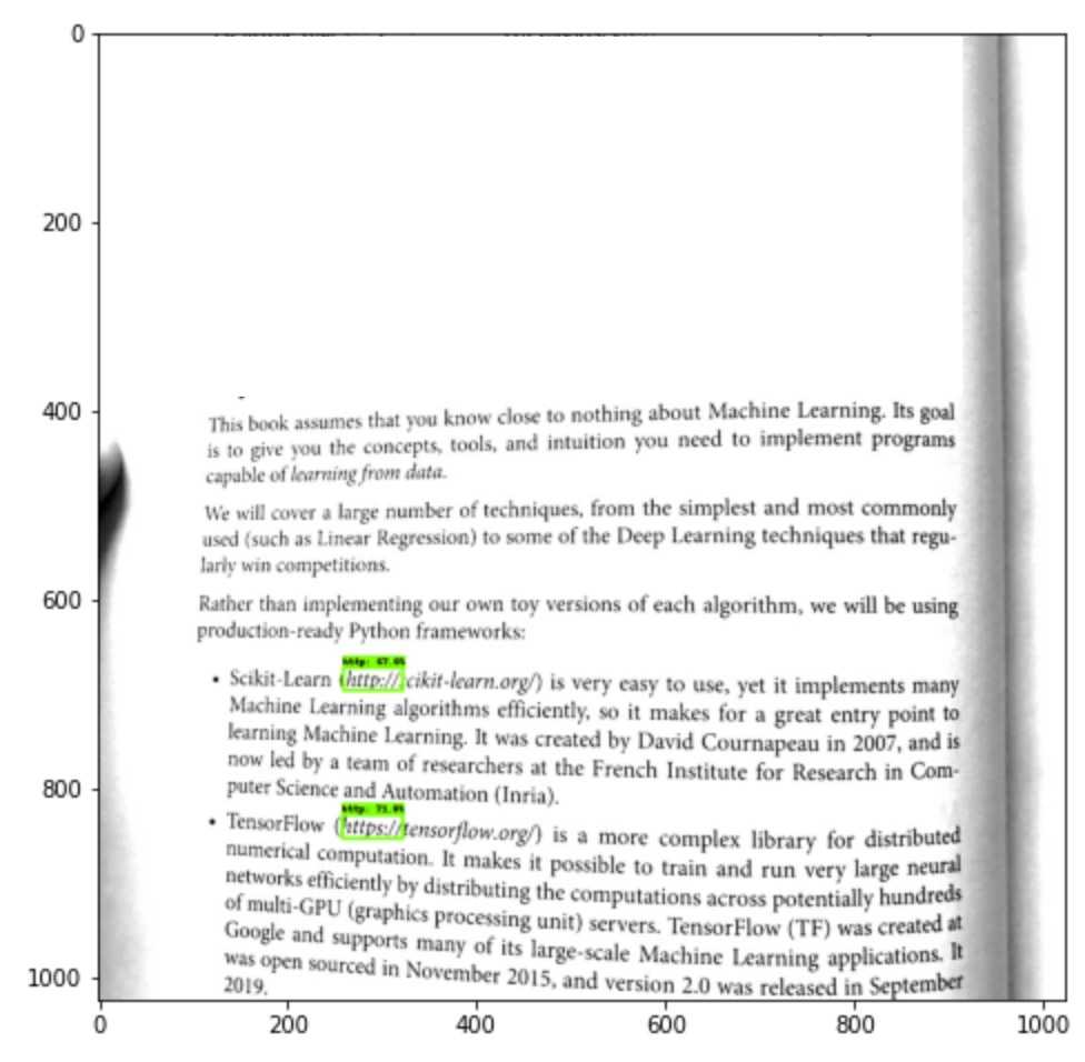 Testing the model on a test dataset